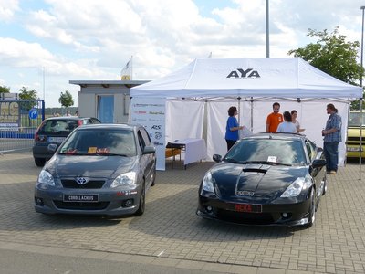 Erinnerungsfoto an Reisbrennen AYA 2012 vorm Zelt